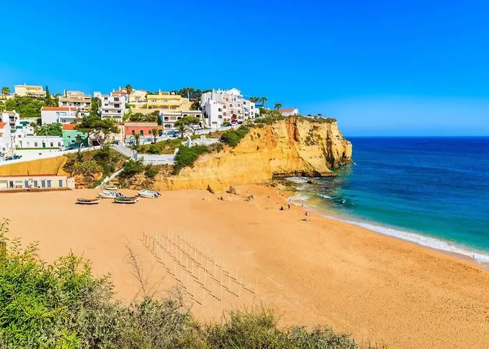 Apartamento T1 Carvoeiro C/Piscina E A 300M Praia